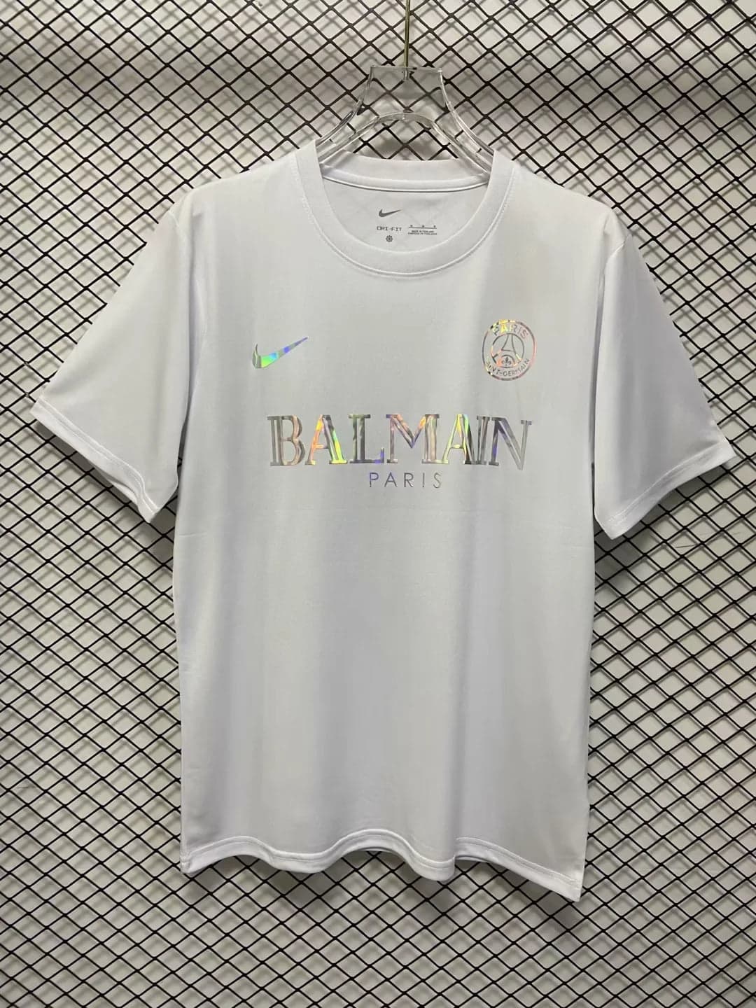 Paris Maillot foot Balmain Blanc 2024 2025
